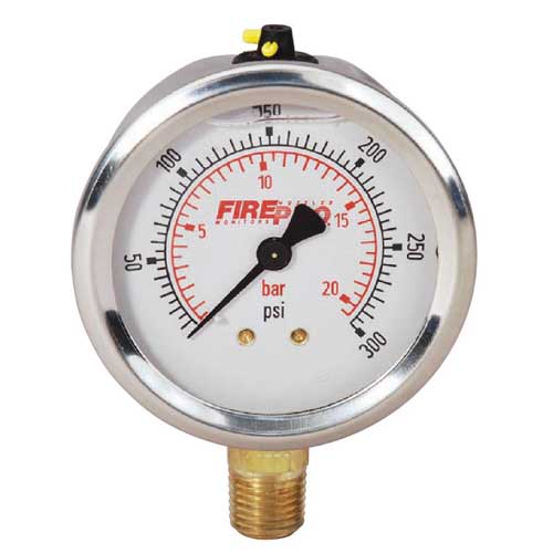FP3526 Fire Pro Pressure Gauge