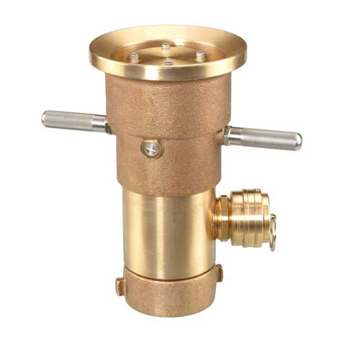 FP10889BC Brass Self-Educting Nozzle | 2.5 Inlet 9.25 Length 